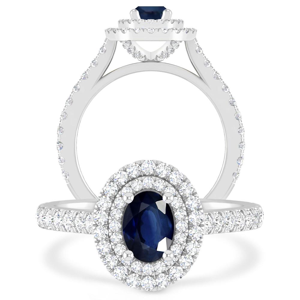 White Gold - Sapphire