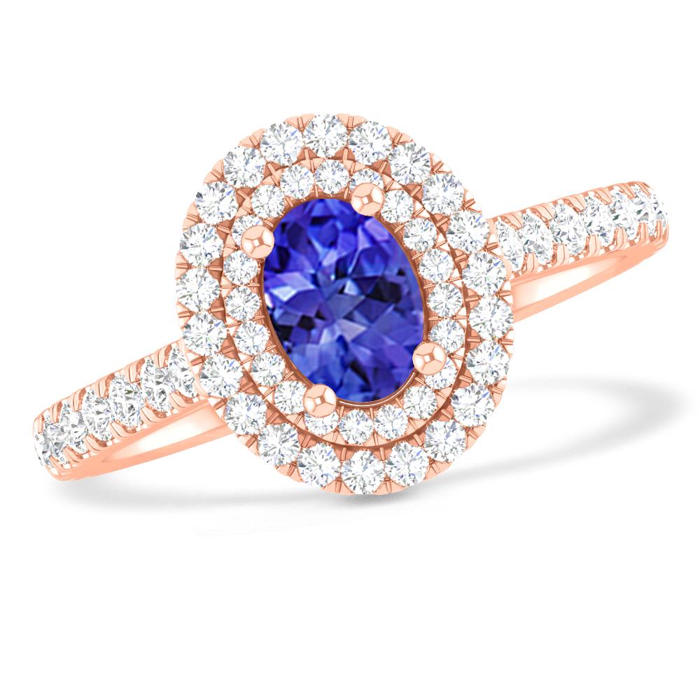 Rose Gold - Tanzanite