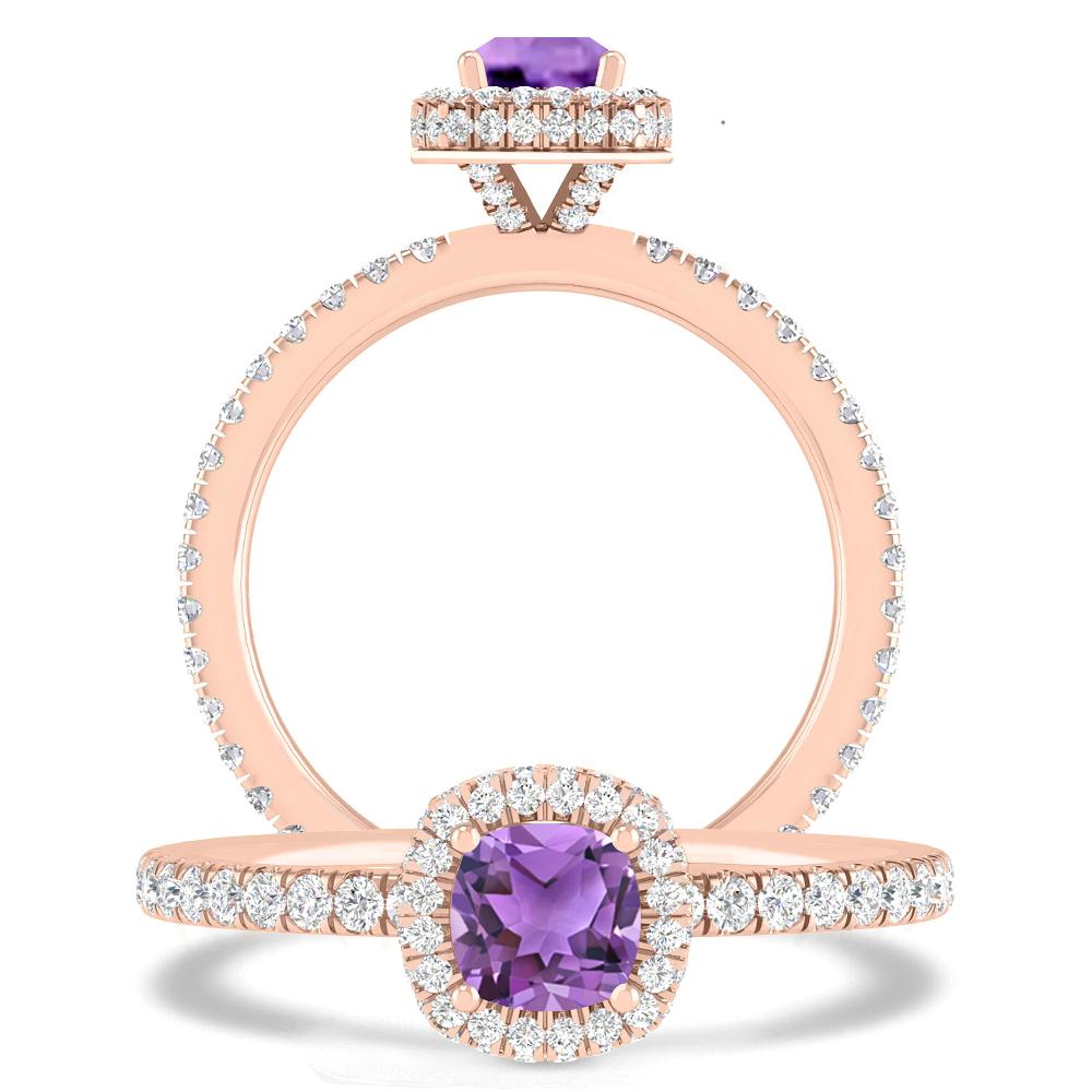 Rose Gold - Amethyst