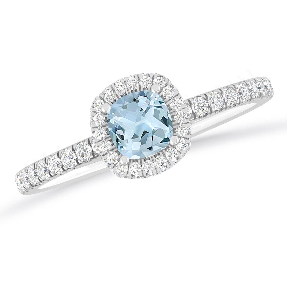 White Gold - Aquamarine