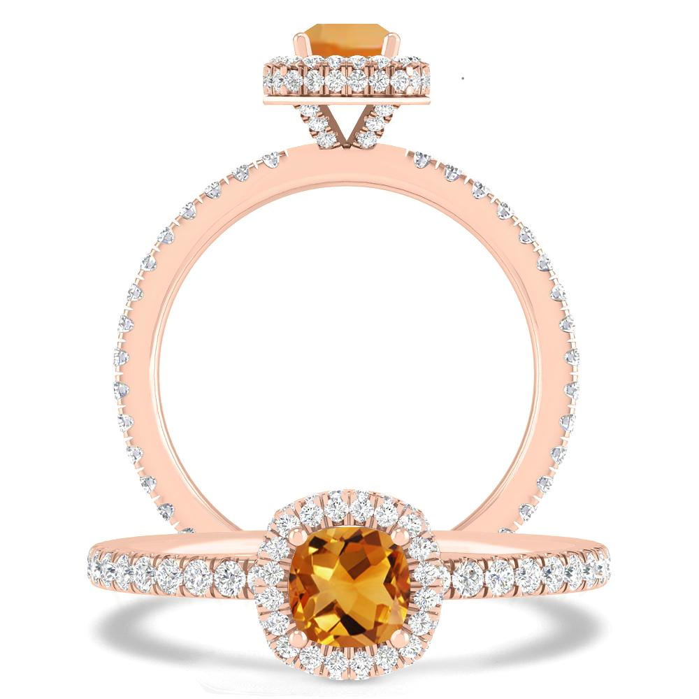 Rose Gold - Citrine