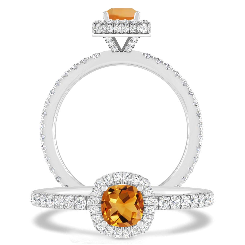 White Gold - Citrine