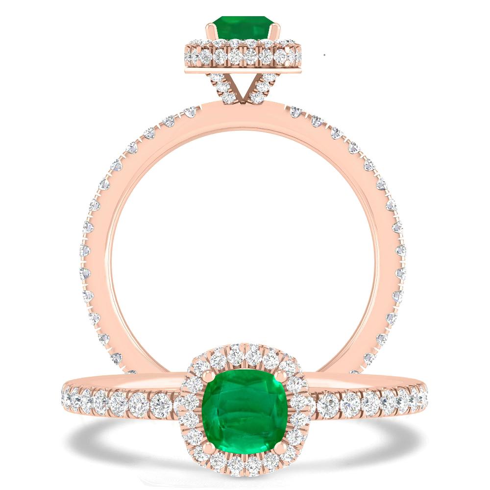 Rose Gold - Emerald