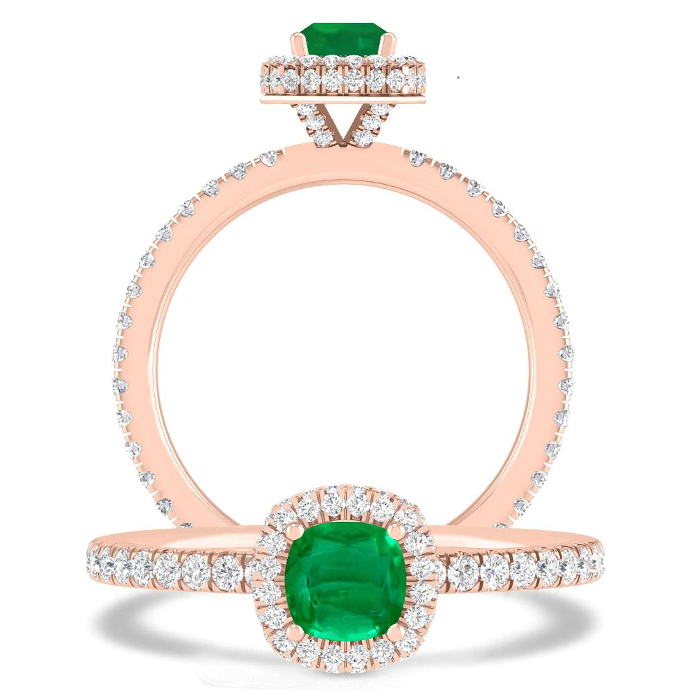 Rose Gold - Emerald