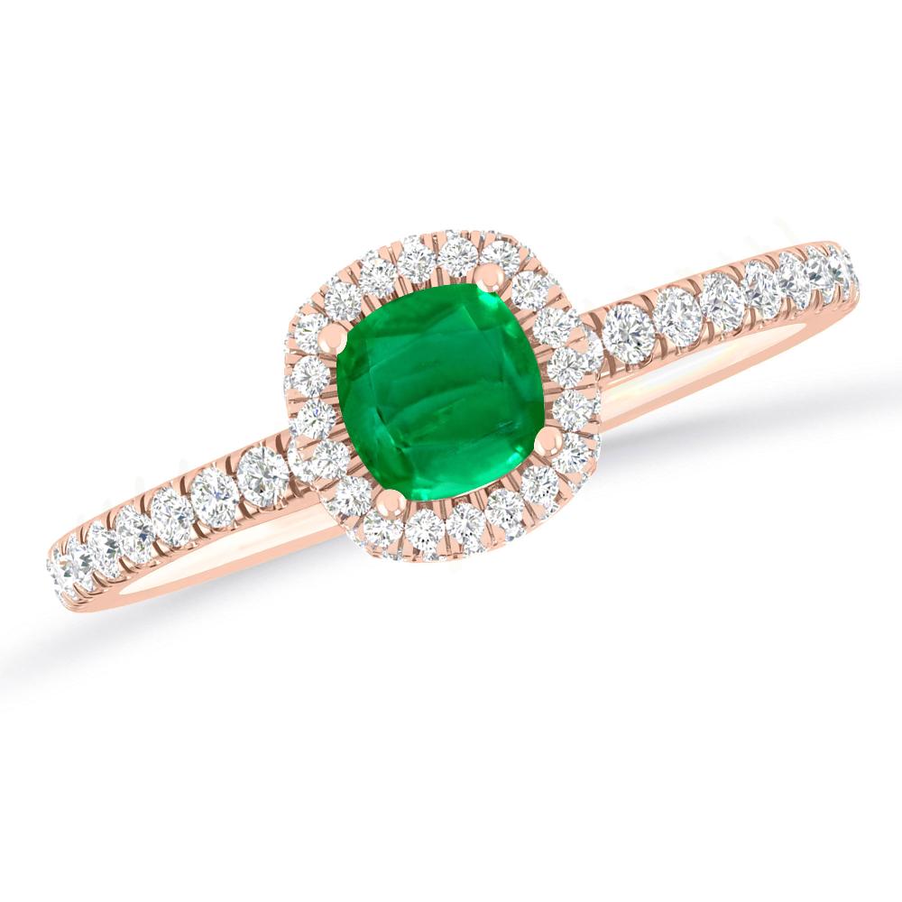 Rose Gold - Emerald