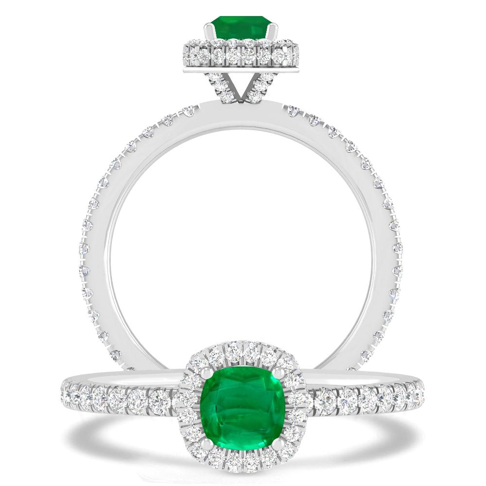 White Gold - Emerald