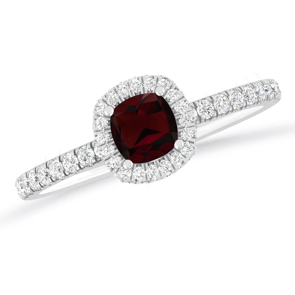 White Gold - Garnet