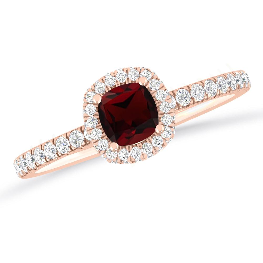 Rose Gold - Garnet