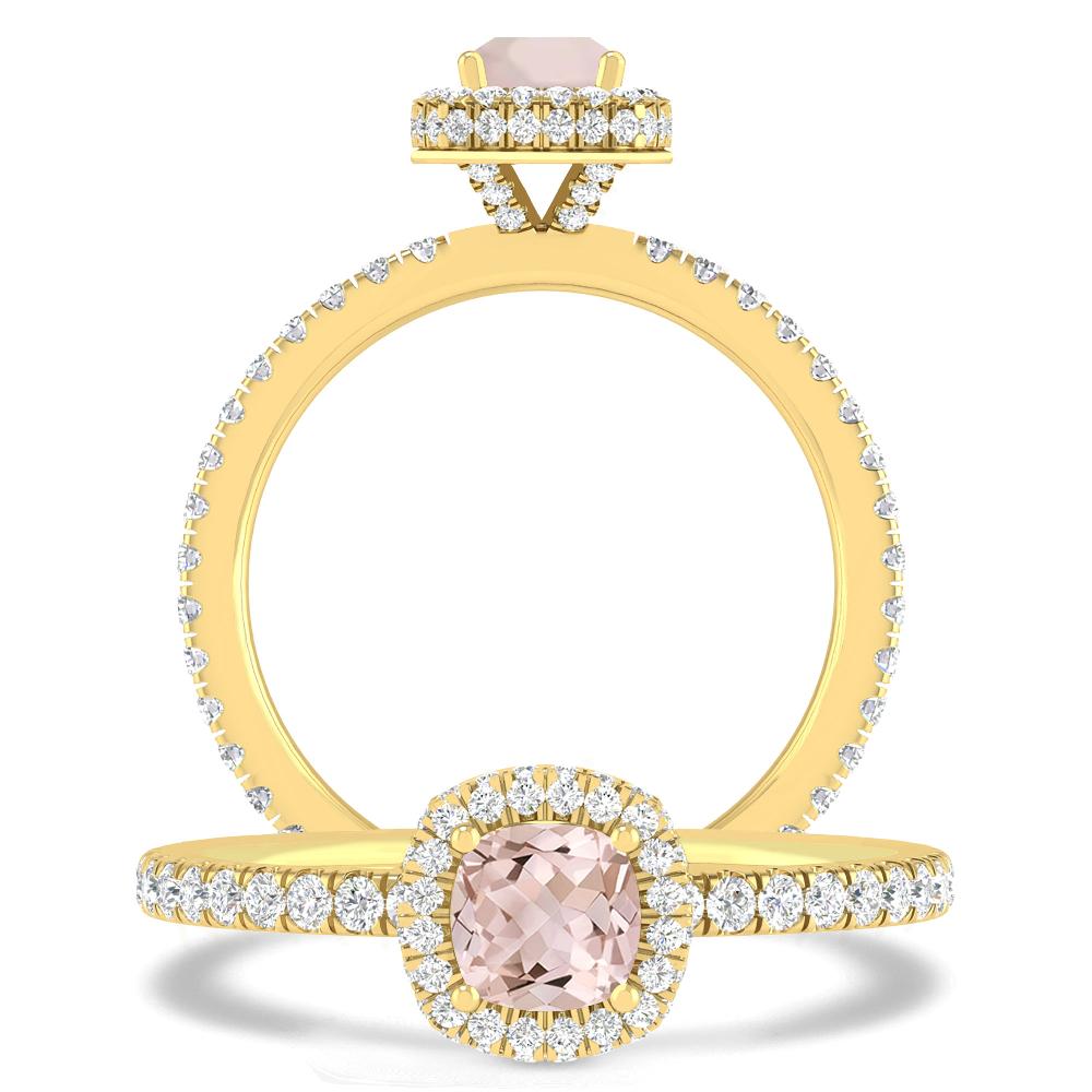 Yellow Gold - Morganite