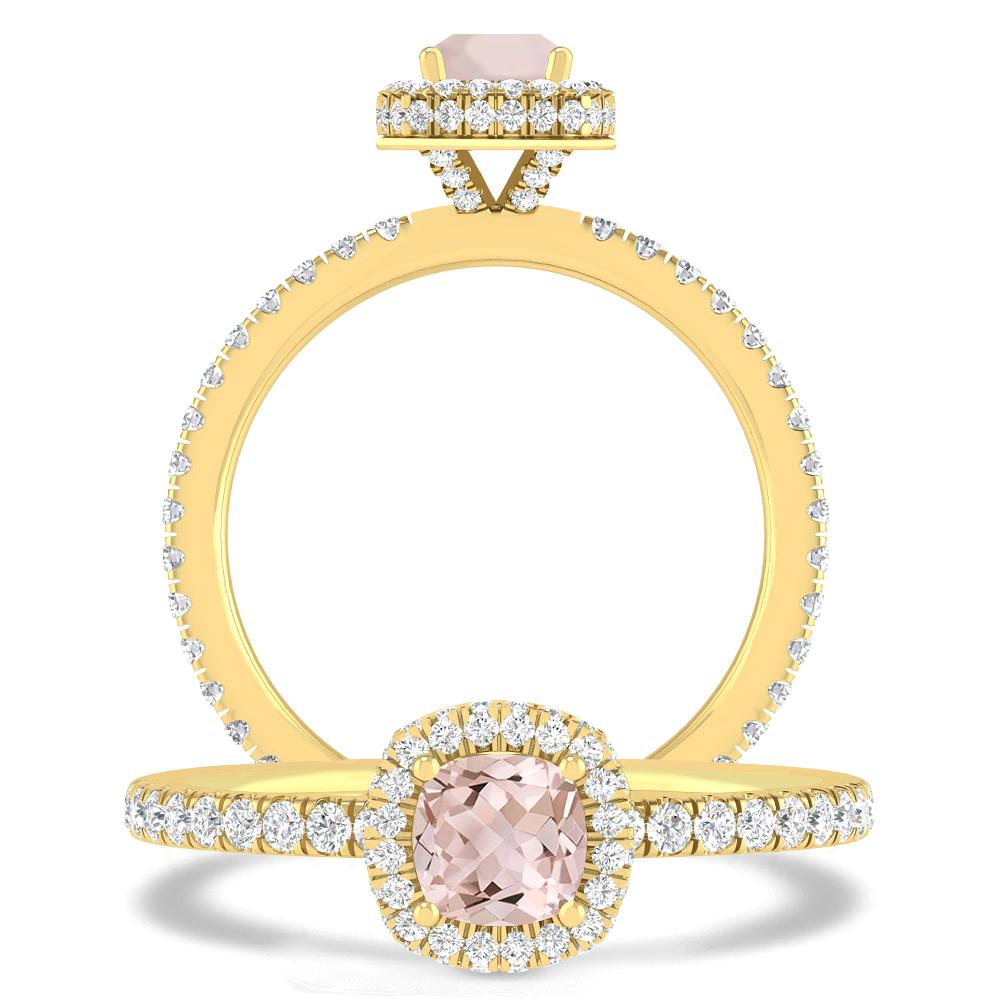 Yellow Gold - Morganite