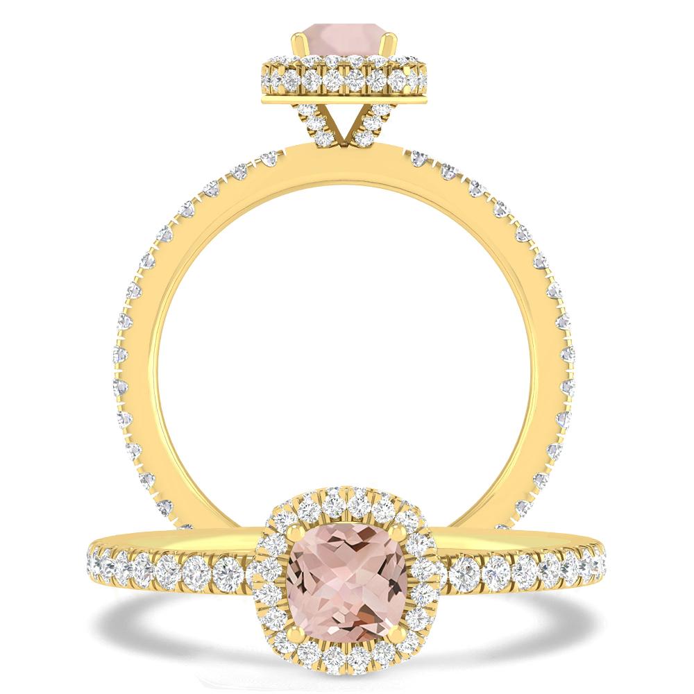 Yellow Gold - Morganite