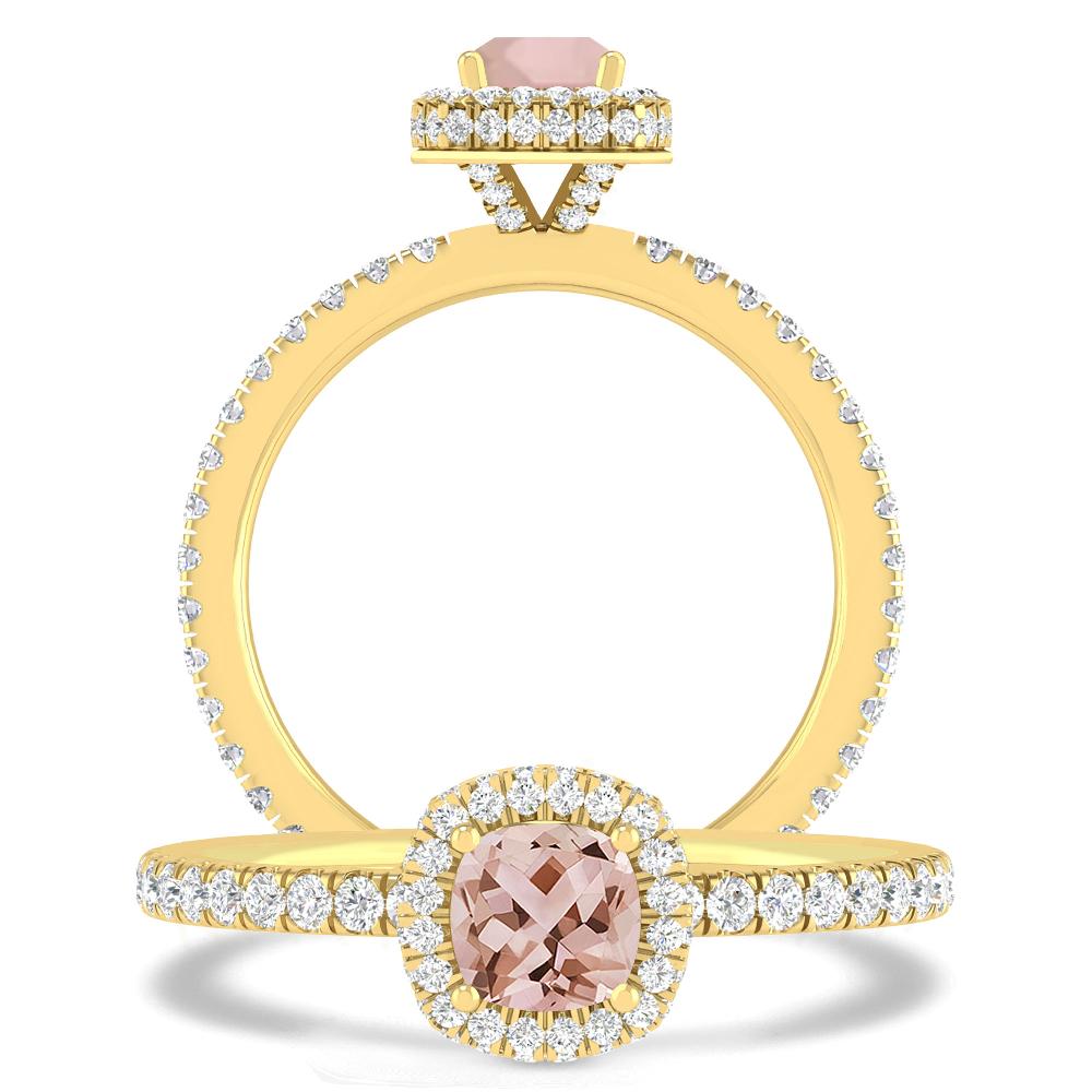 Yellow Gold - Morganite