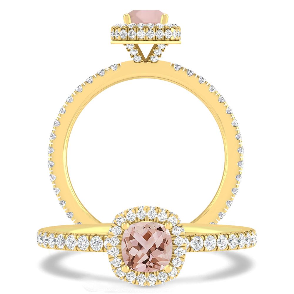 Yellow Gold - Morganite