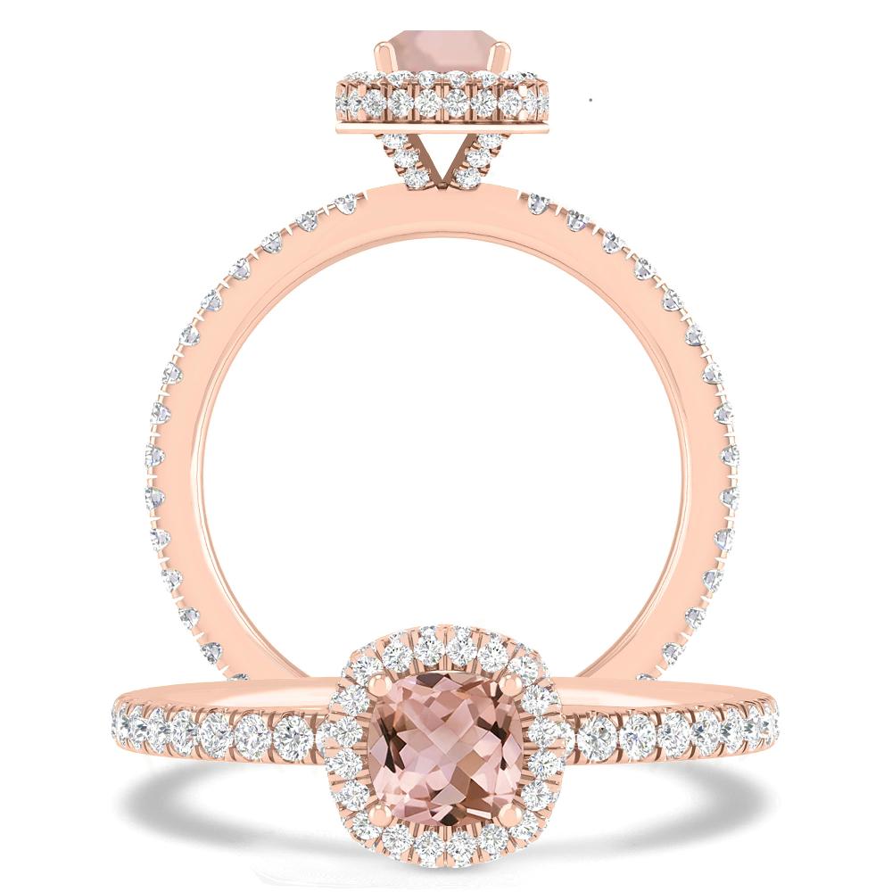 Rose Gold - Morganite
