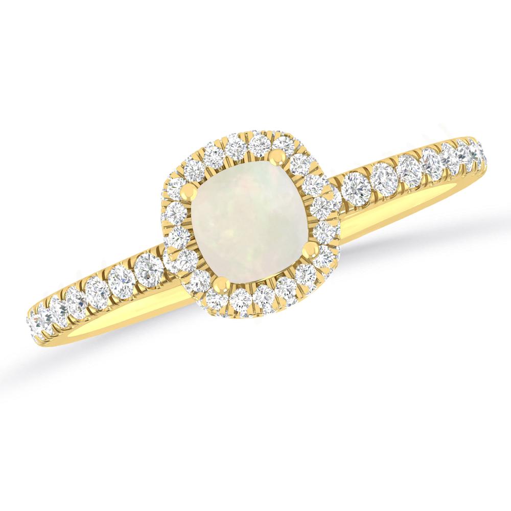 Yellow Gold - Opal