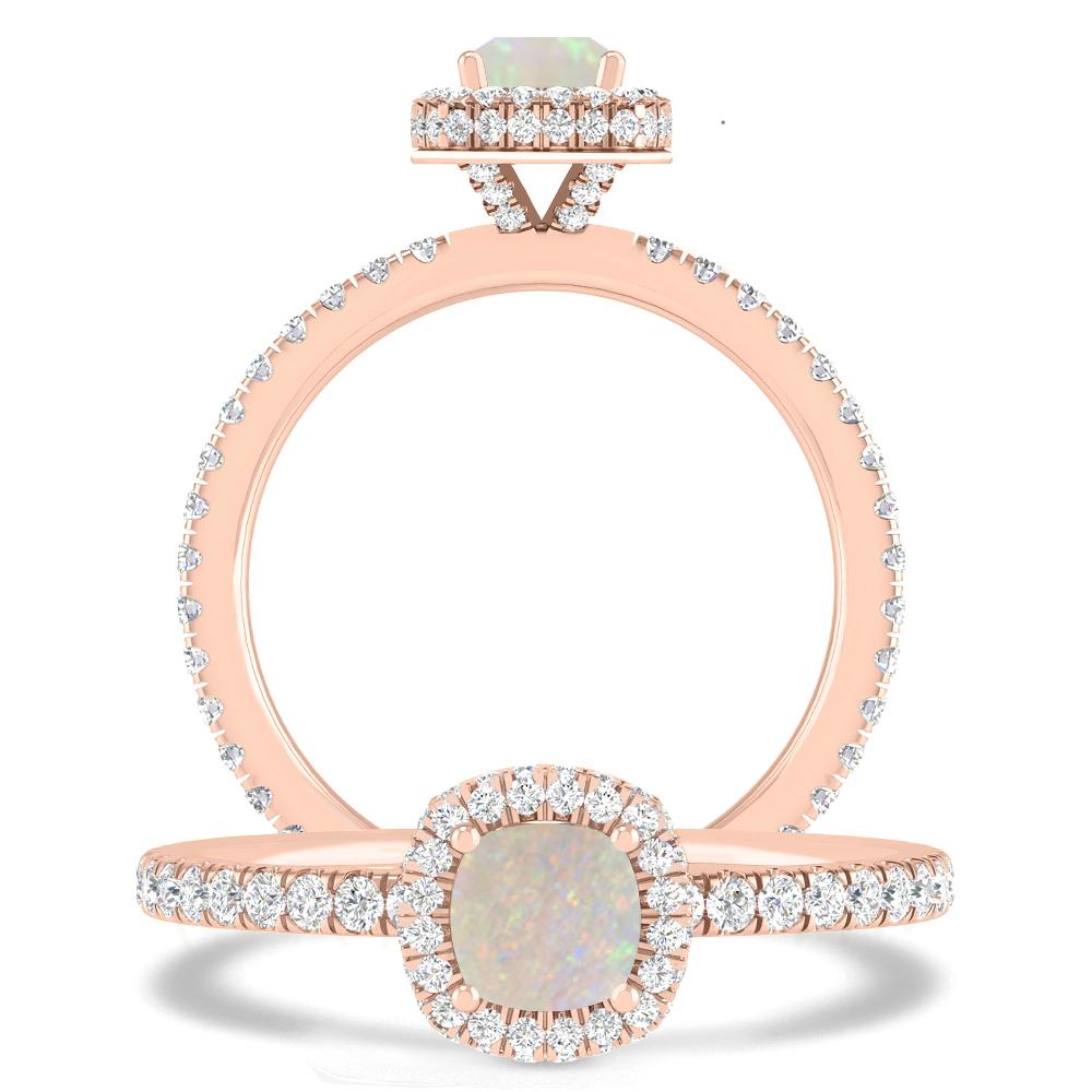 Rose Gold - Opal