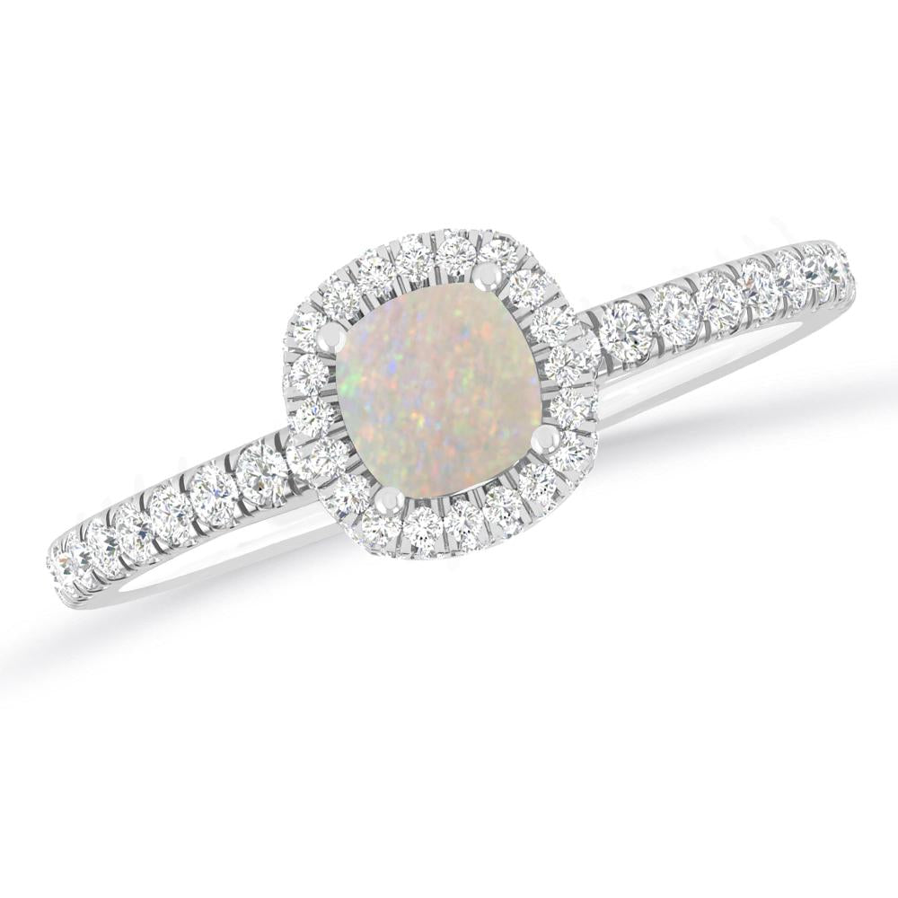 White Gold - Opal