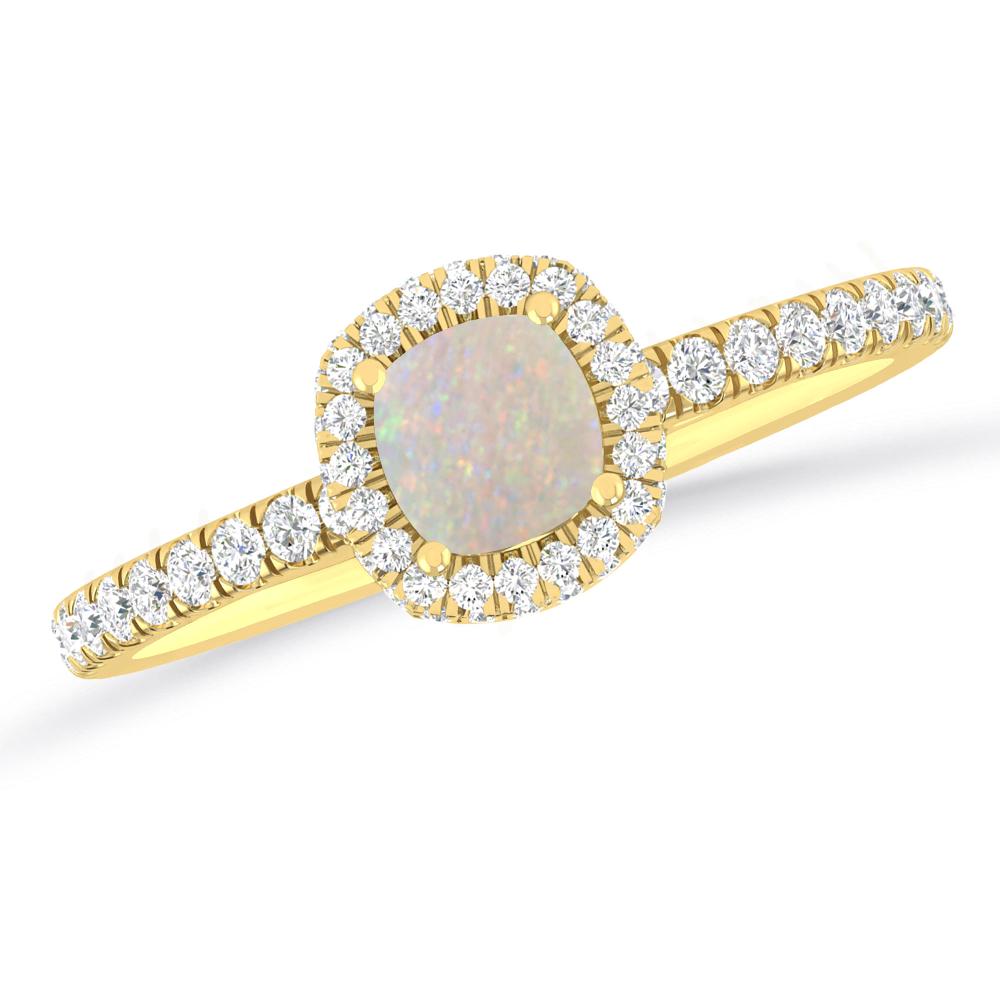 Yellow Gold - Opal