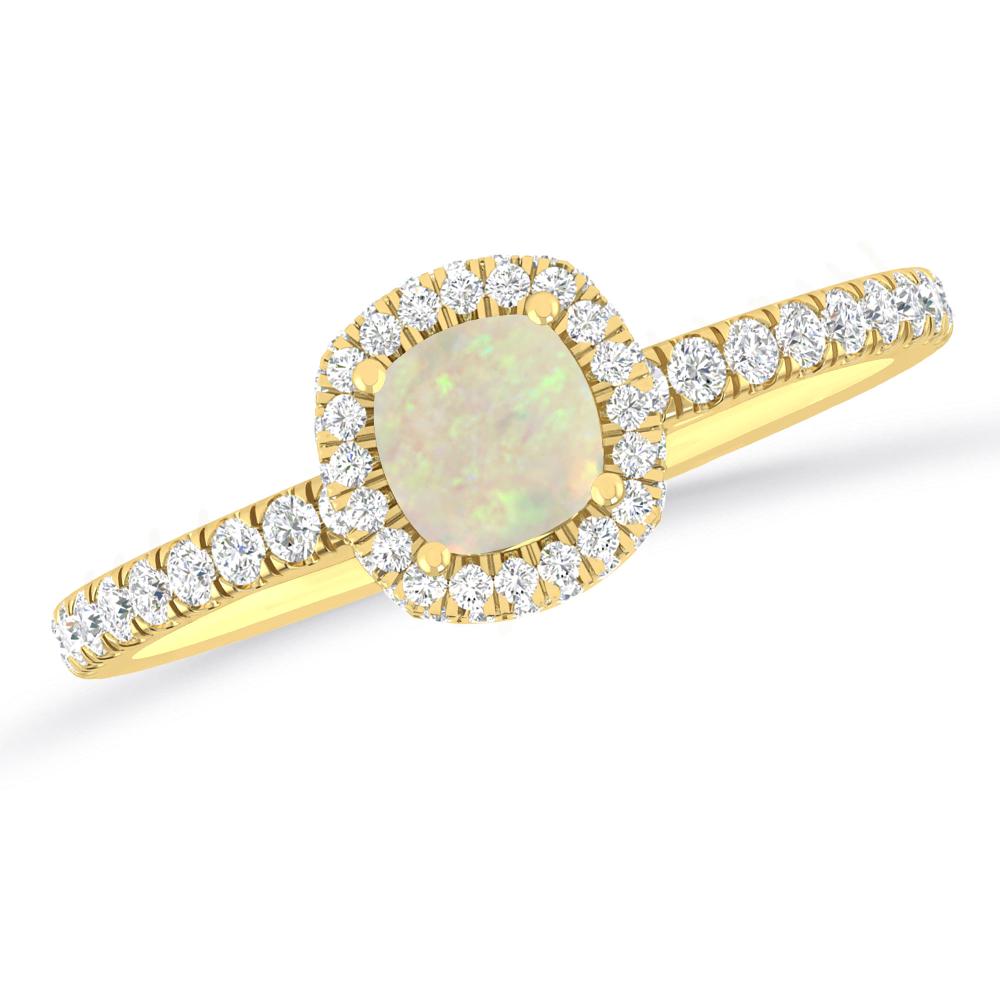 Yellow Gold - Opal