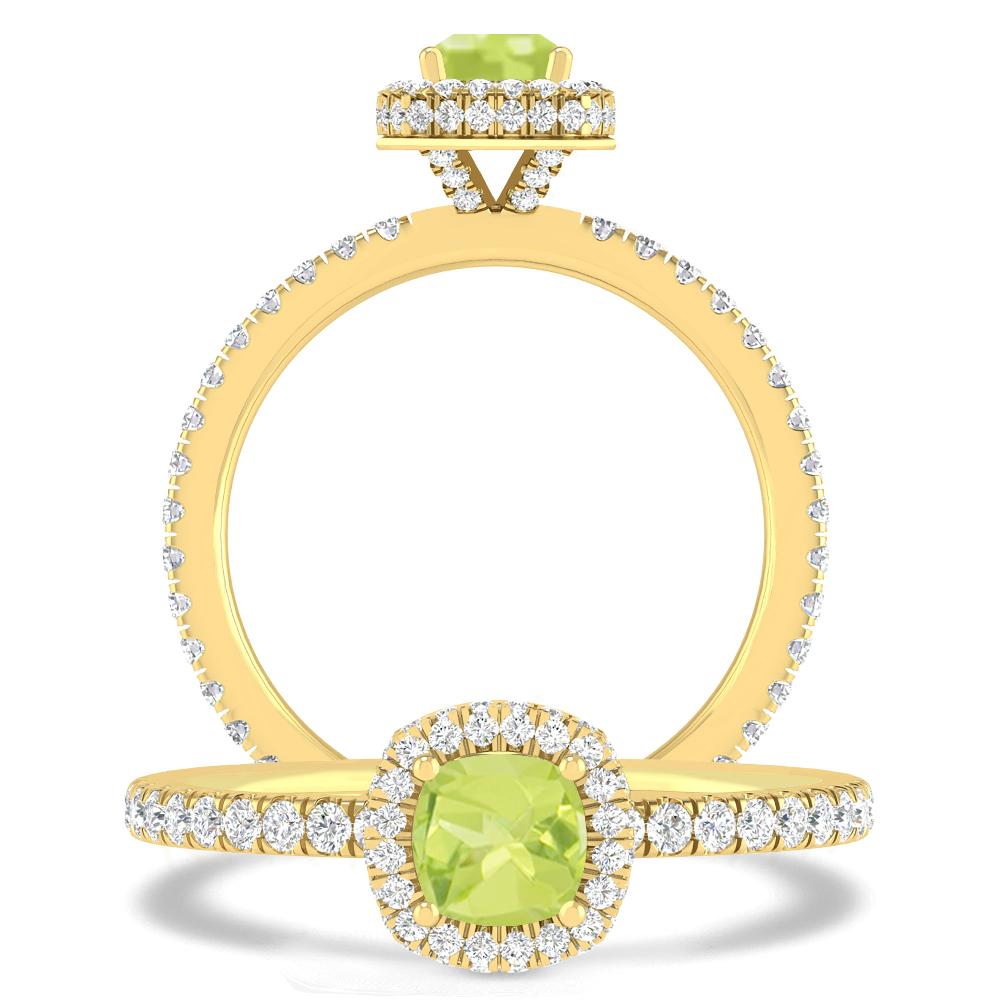 Yellow Gold - Peridot