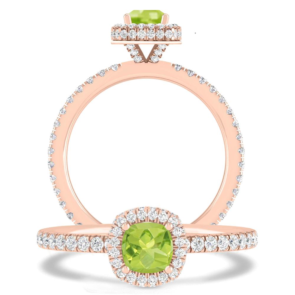 Rose Gold - Peridot