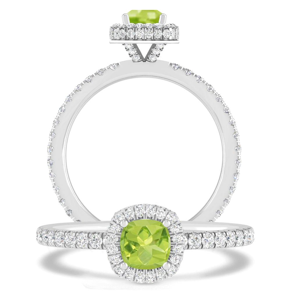 White Gold - Peridot