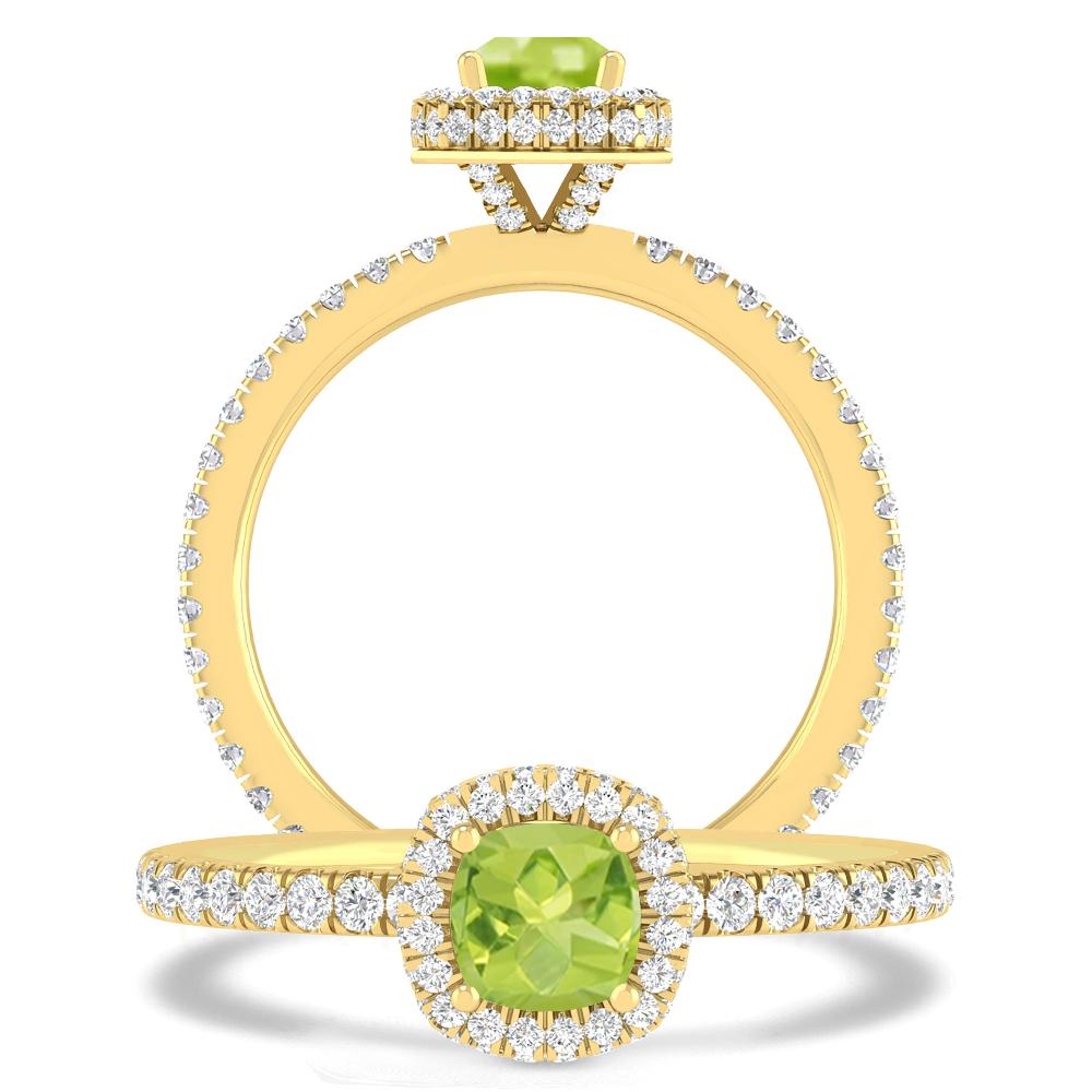 Yellow Gold - Peridot