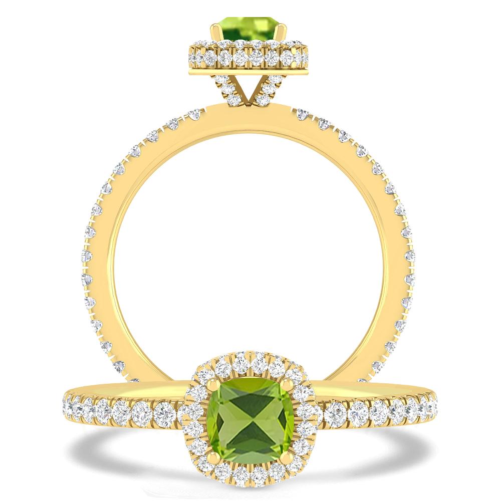 Yellow Gold - Peridot