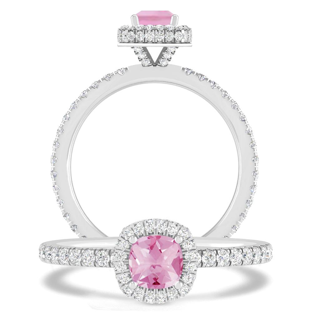 White Gold - Pink Tourmaline