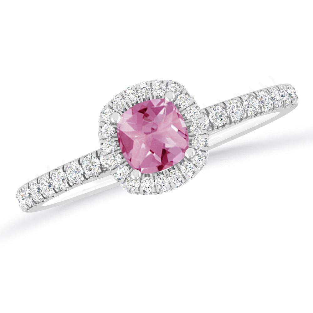 White Gold - Pink Tourmaline