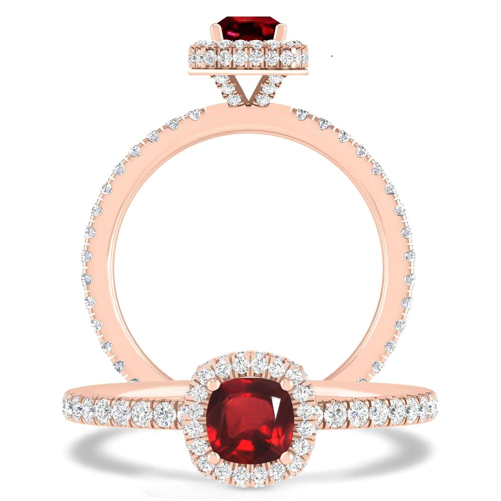 Rose Gold - Ruby