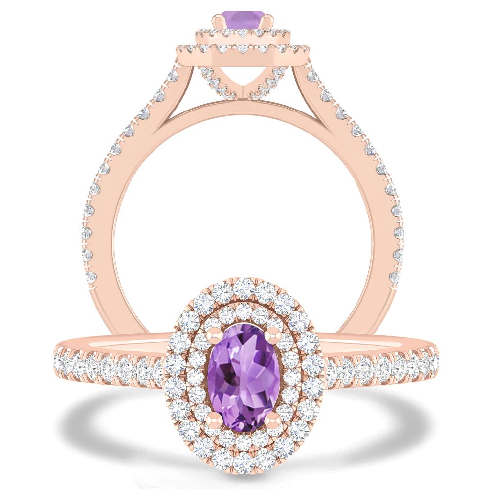 Rose Gold - Amethyst