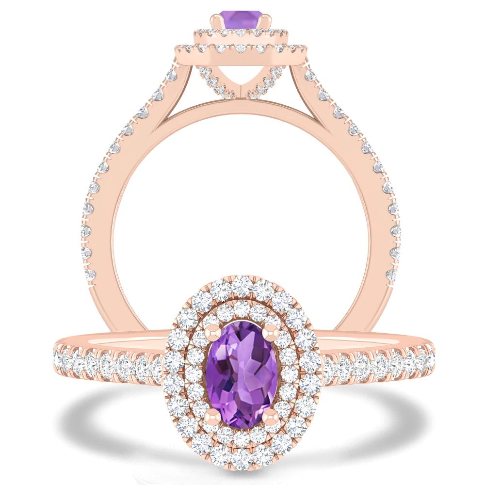 Rose Gold - Amethyst