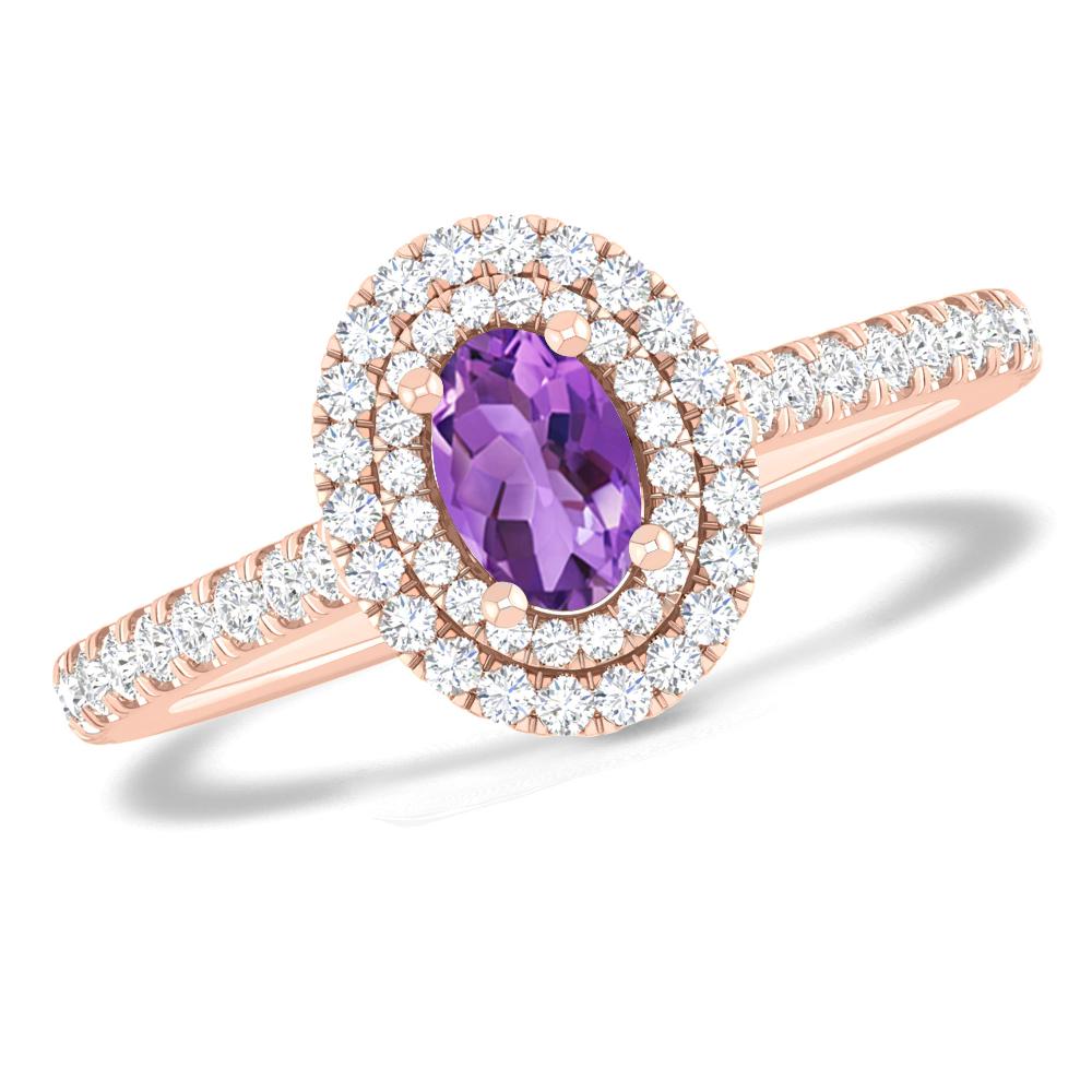 Rose Gold - Amethyst