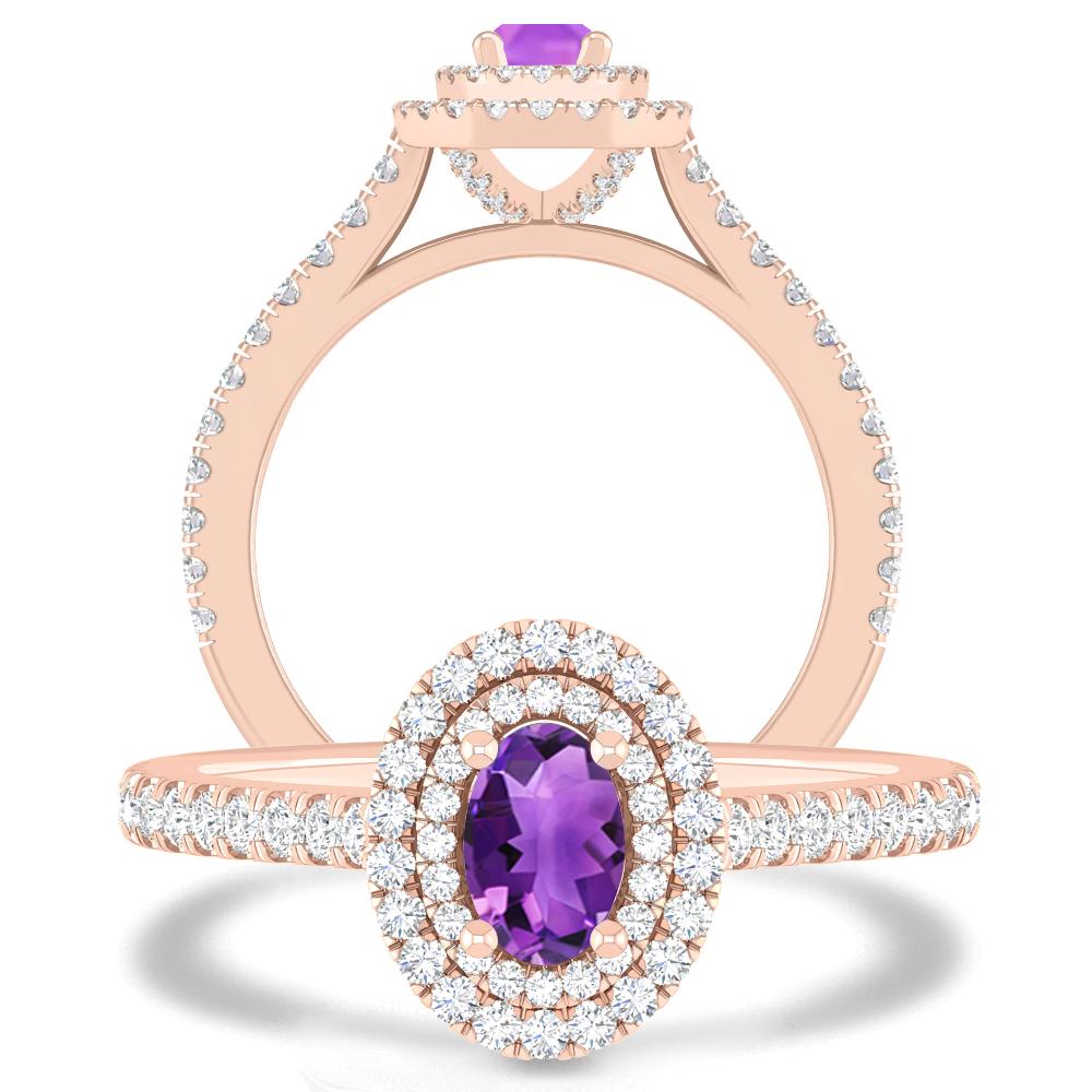 Rose Gold - Amethyst