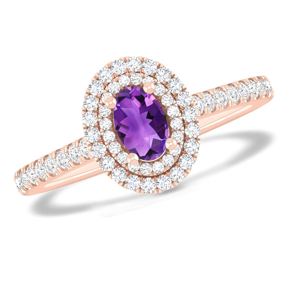 Rose Gold - Amethyst