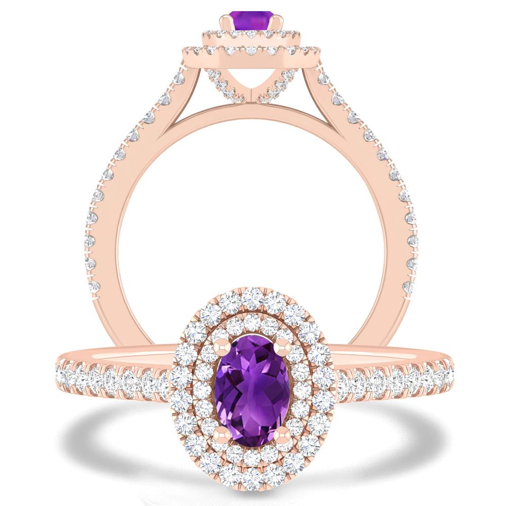 Rose Gold - Amethyst