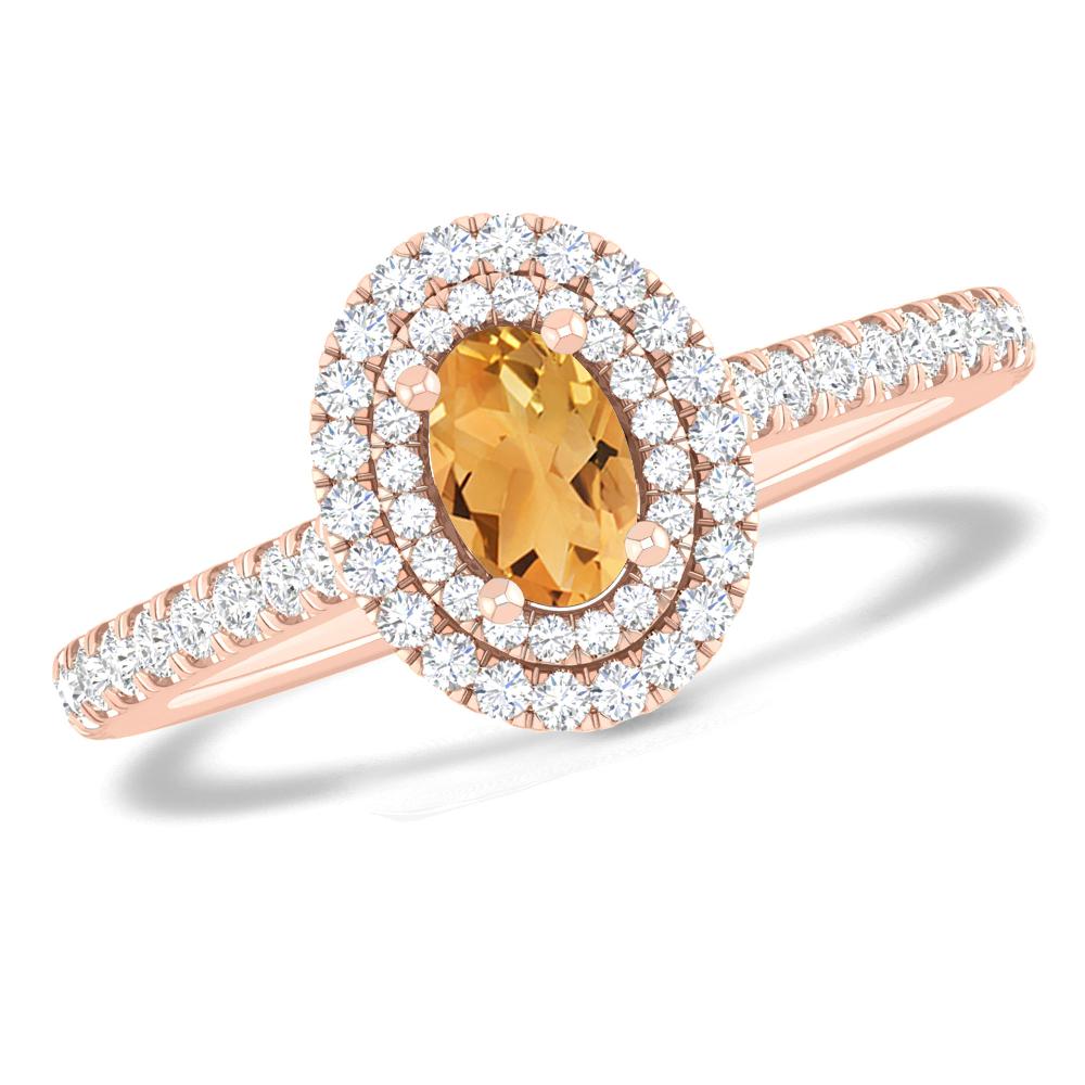 Rose Gold - Citrine