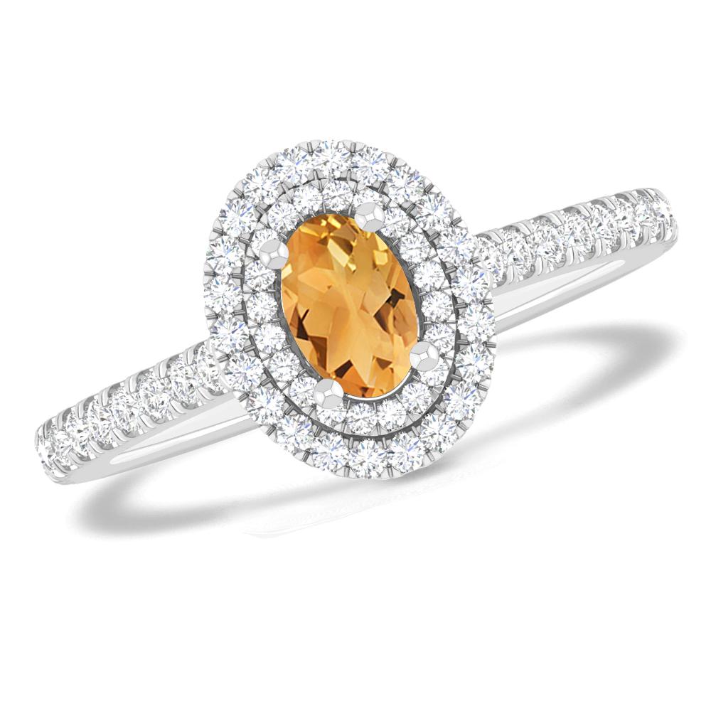 White Gold - Citrine