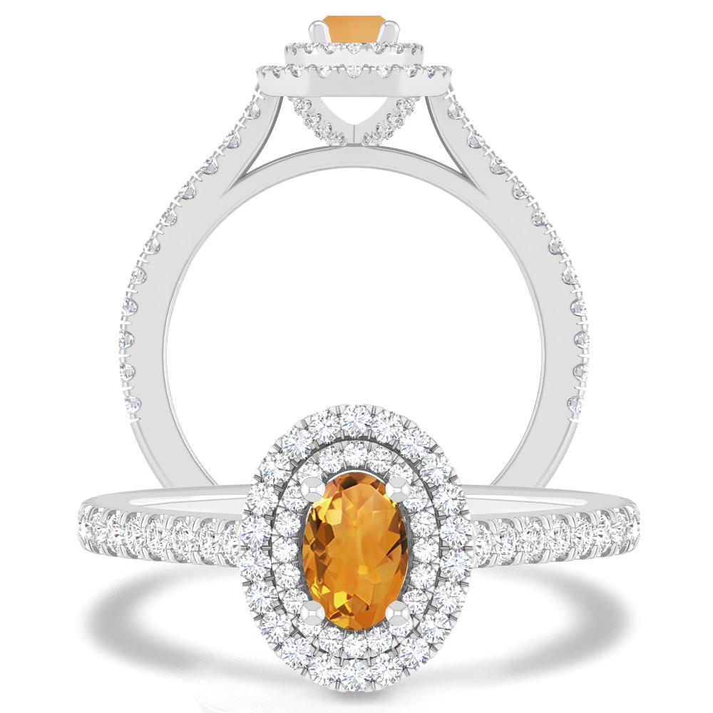 White Gold - Citrine