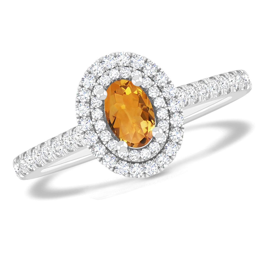 White Gold - Citrine