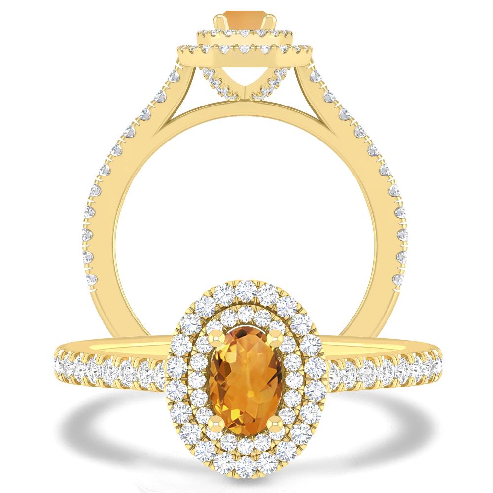 Yellow Gold - Citrine