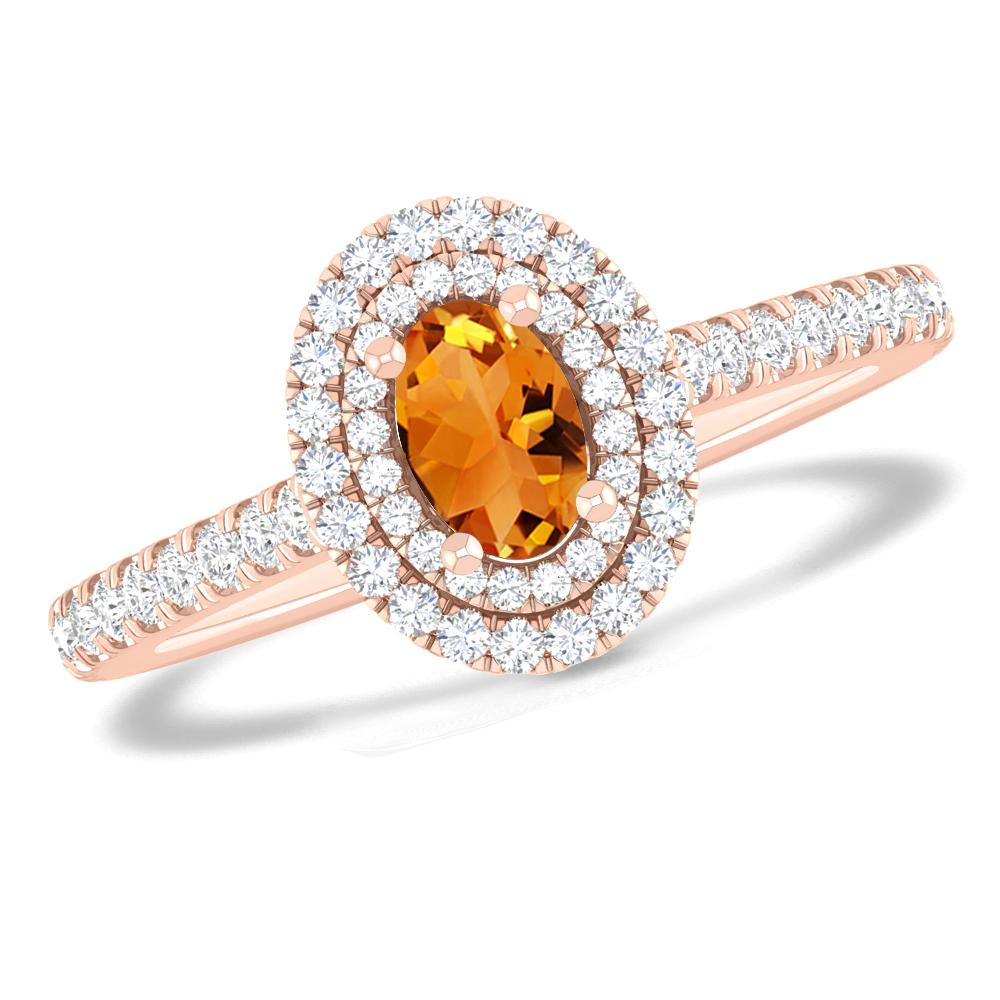 Rose Gold - Citrine