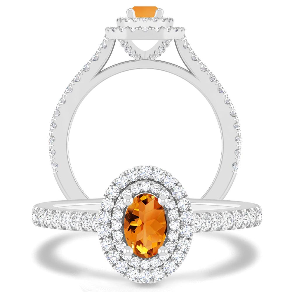 White Gold - Citrine