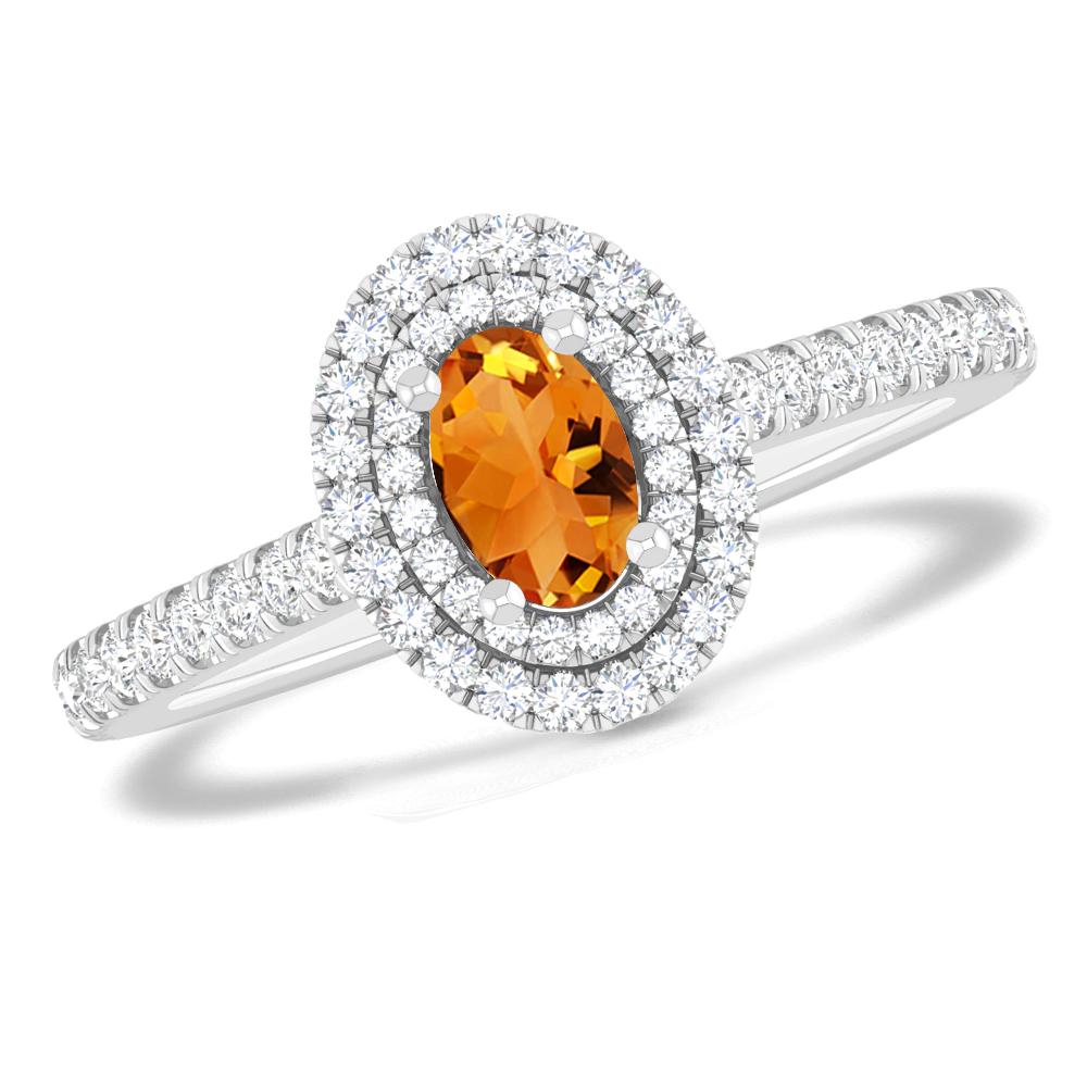 White Gold - Citrine