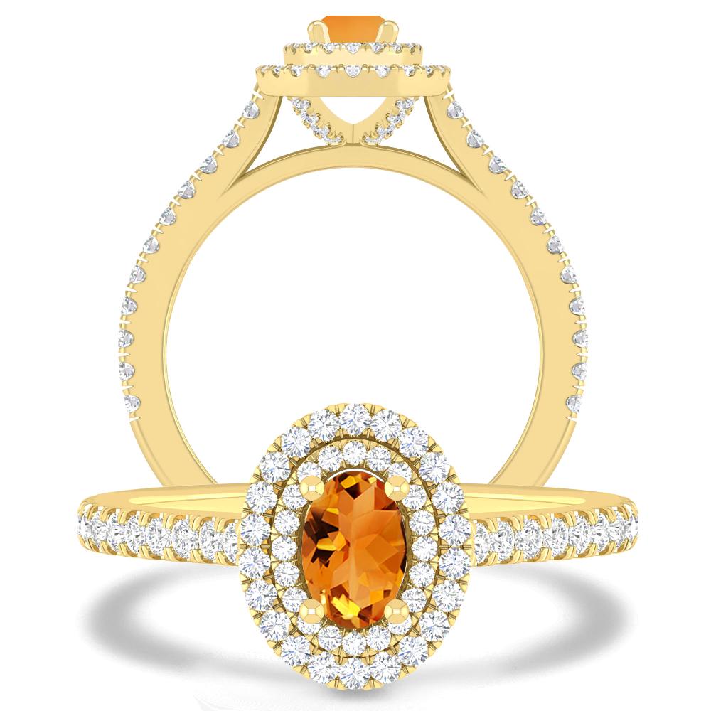 Yellow Gold - Citrine