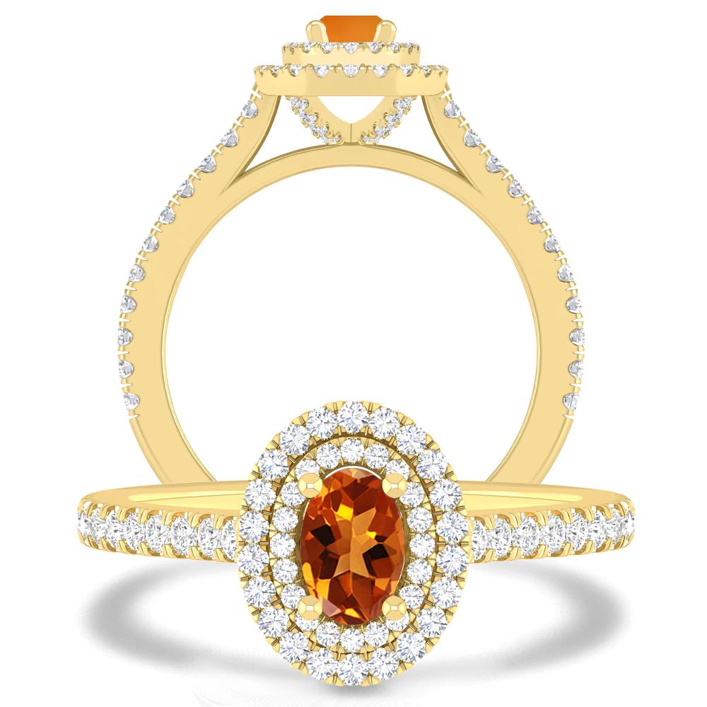 Yellow Gold - Citrine