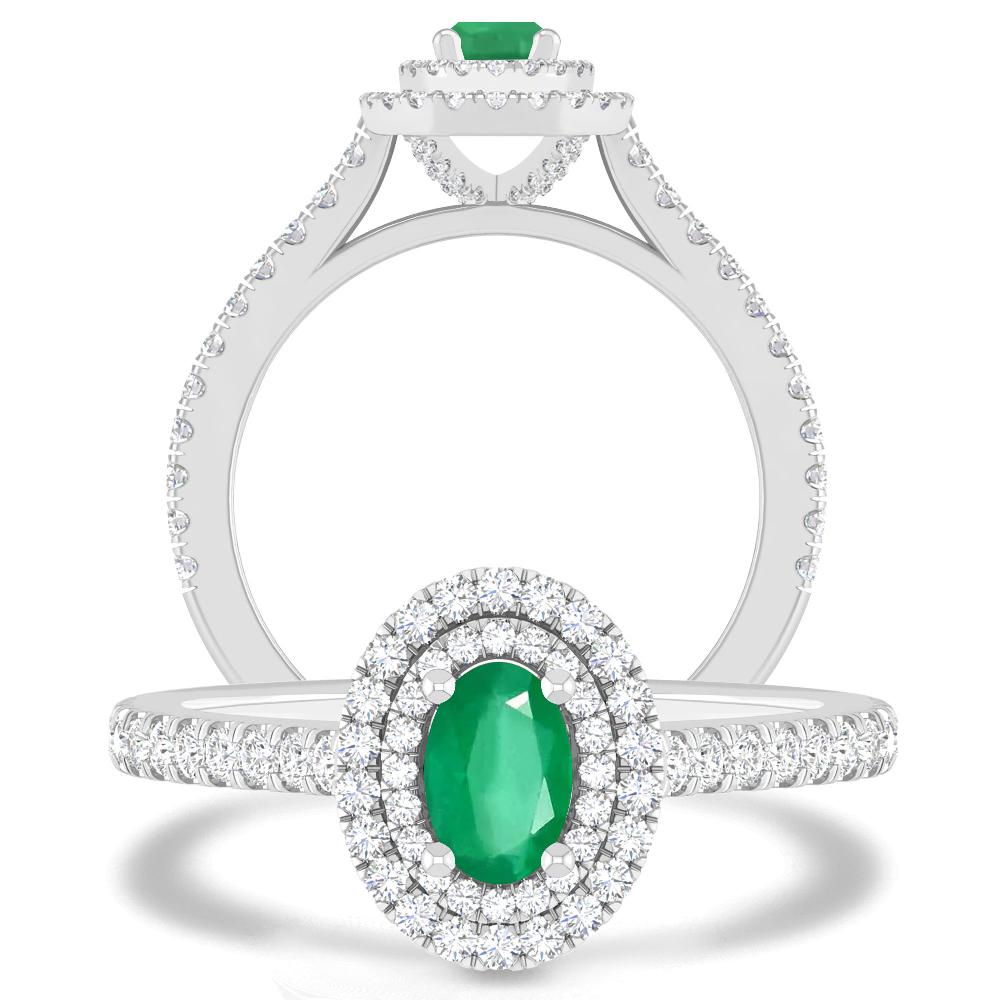 White Gold - Emerald