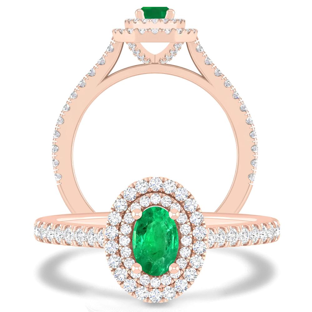 Rose Gold - Emerald