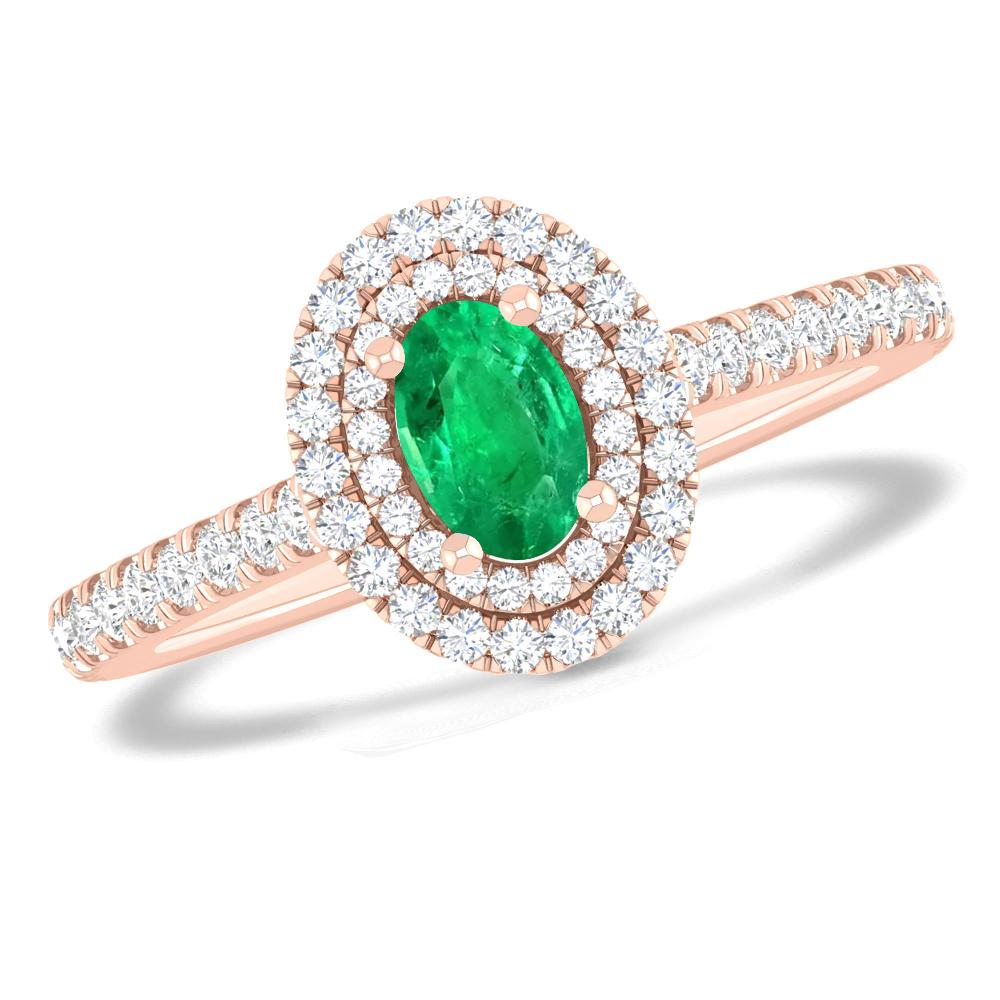 Rose Gold - Emerald